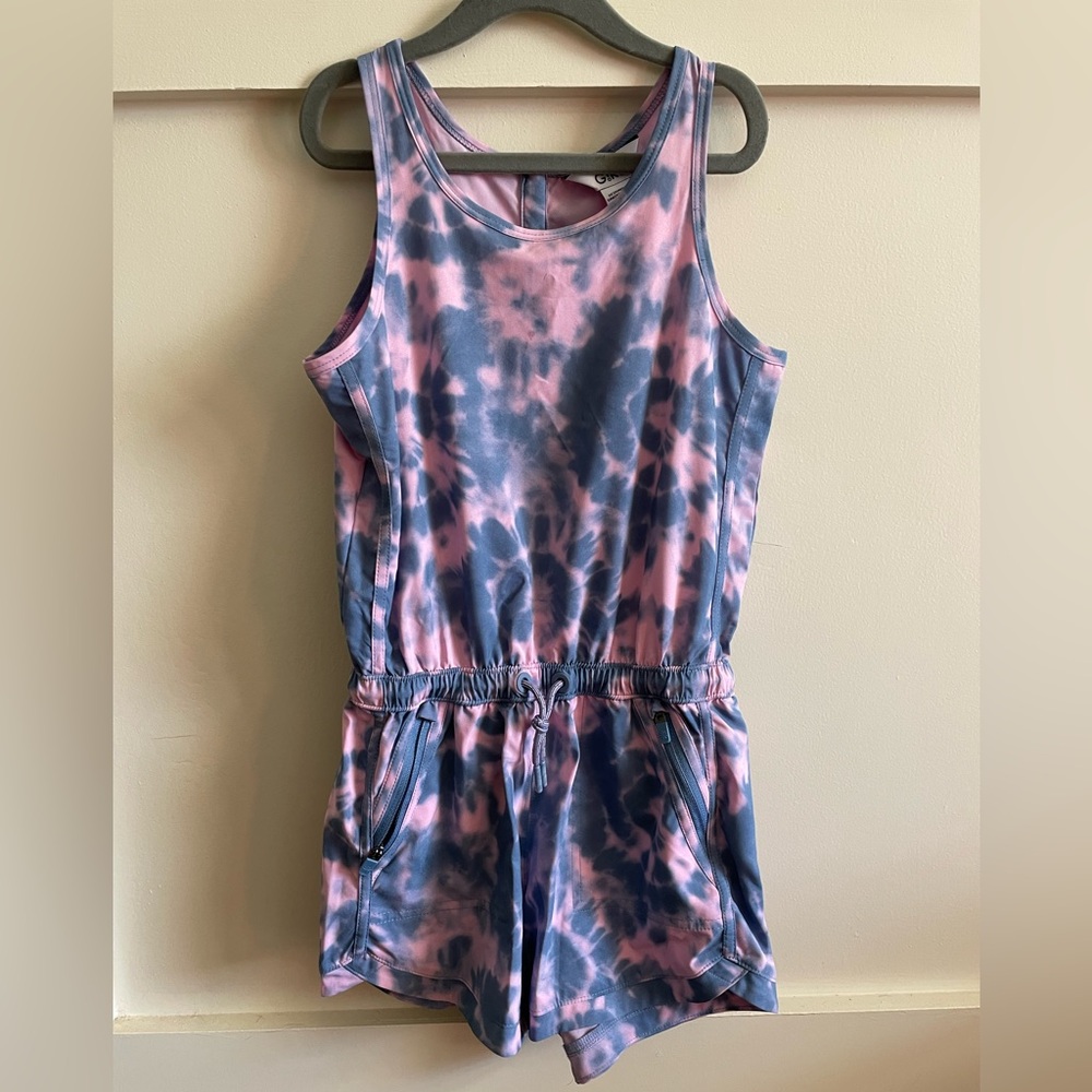 Athleta Girl On The Go Romper: Blue, Purple, Pink